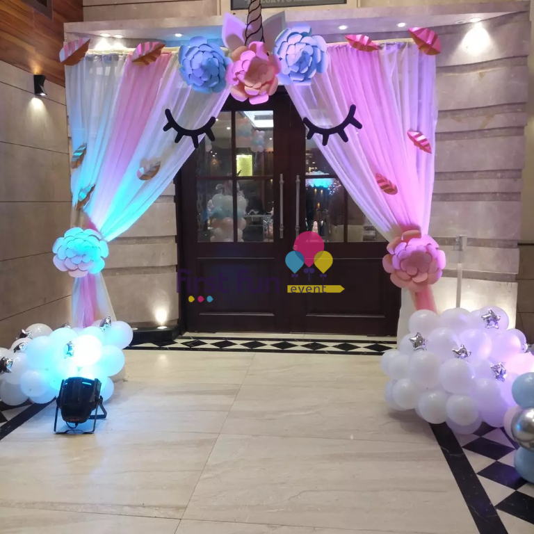 Birthday theme decorators for baby girl in Delhi NCR